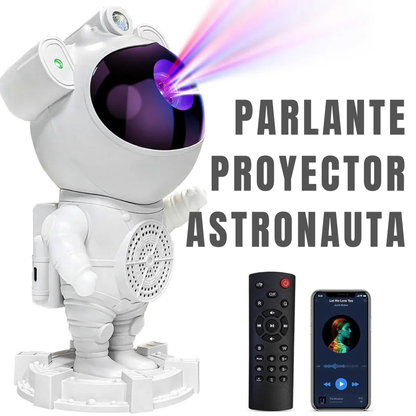 Parlante Proyector Astronauta Wireless con rotación 360°