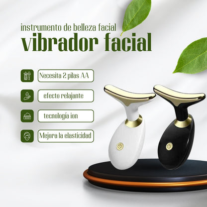 Masajeador inalámbrico facial tipo delfín para skincare